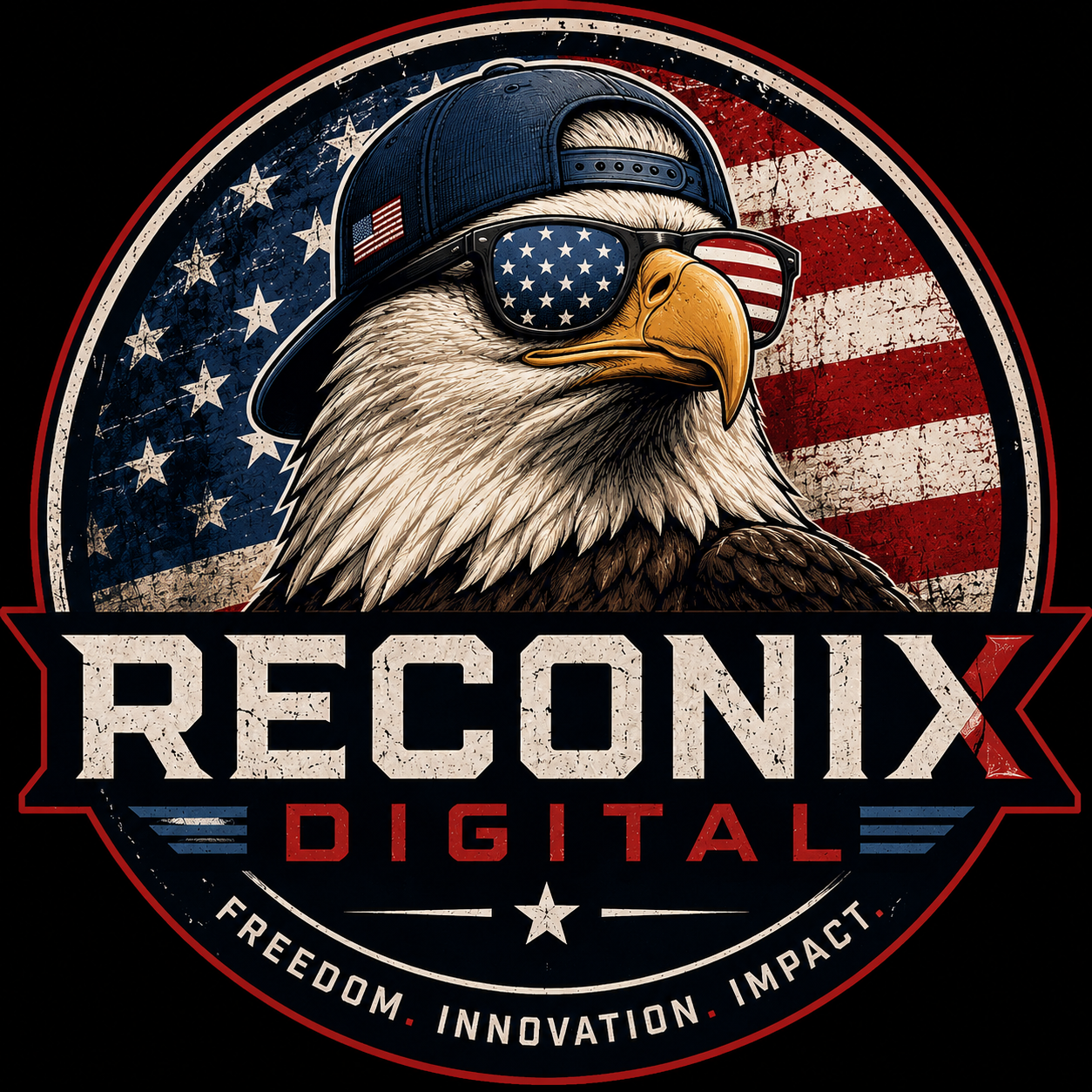Reconix Digital eagle logo